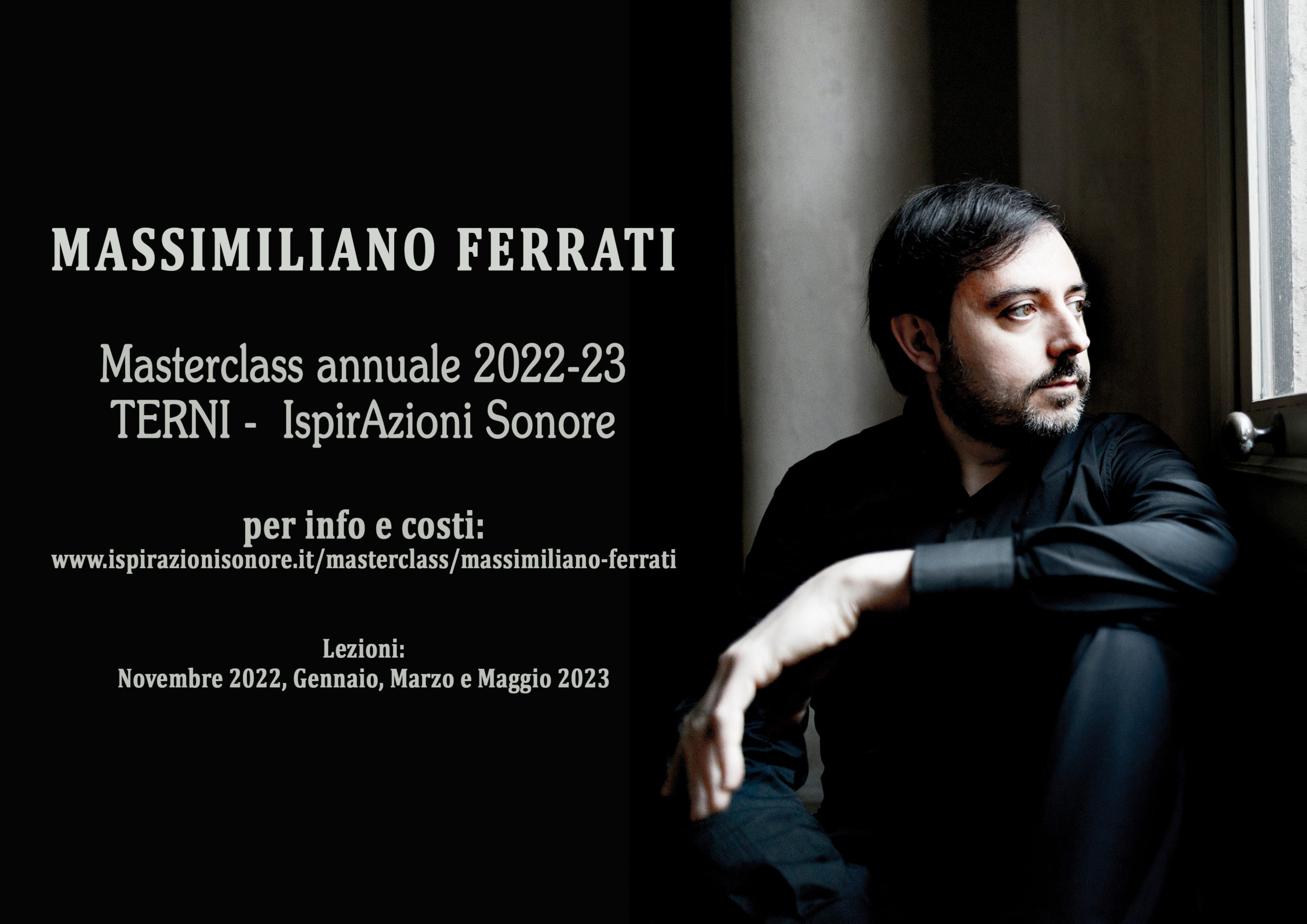 Masterclass in Terni (Italy) for Ispirazioni Sonore