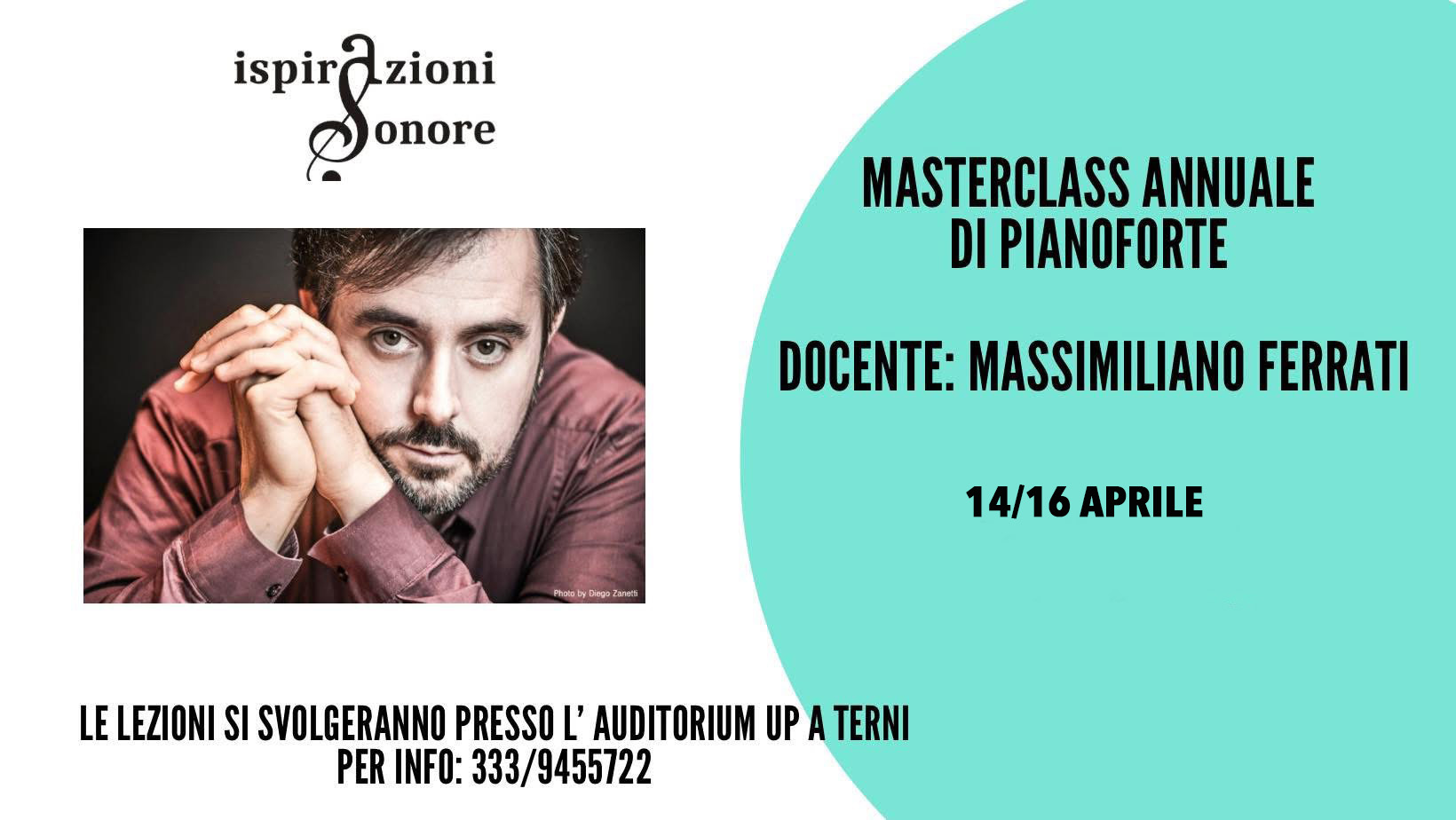 Masterclass in Terni (Italy) for Ispirazioni Sonore