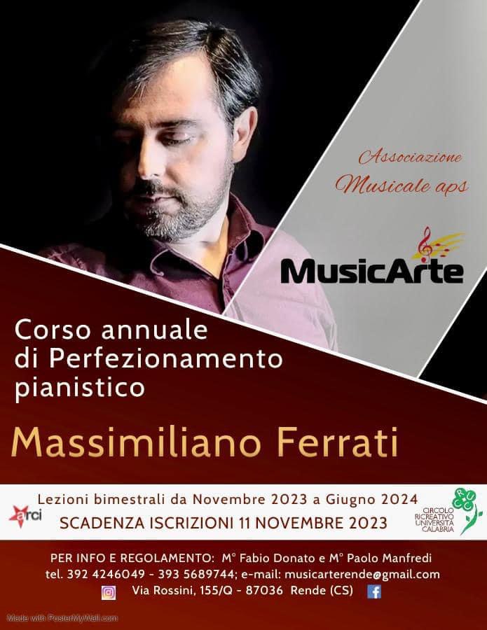Masterclass in Cosenza (Italy) for MusicArte