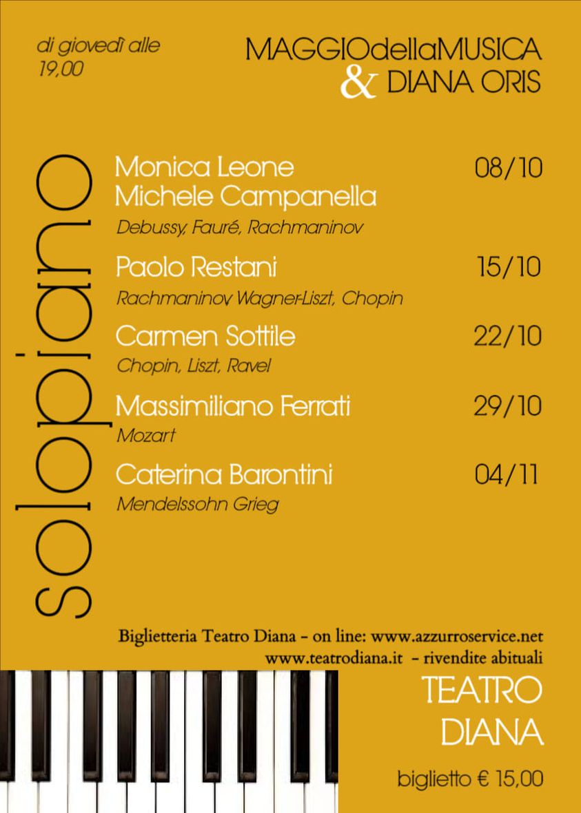 Mozart recital at Maggio della Musica