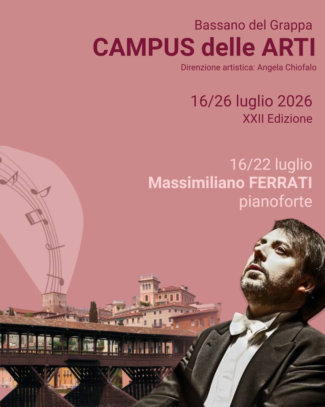 Masterclass in Bassano del Grappa - VI (Italy) for Campus delle Arti