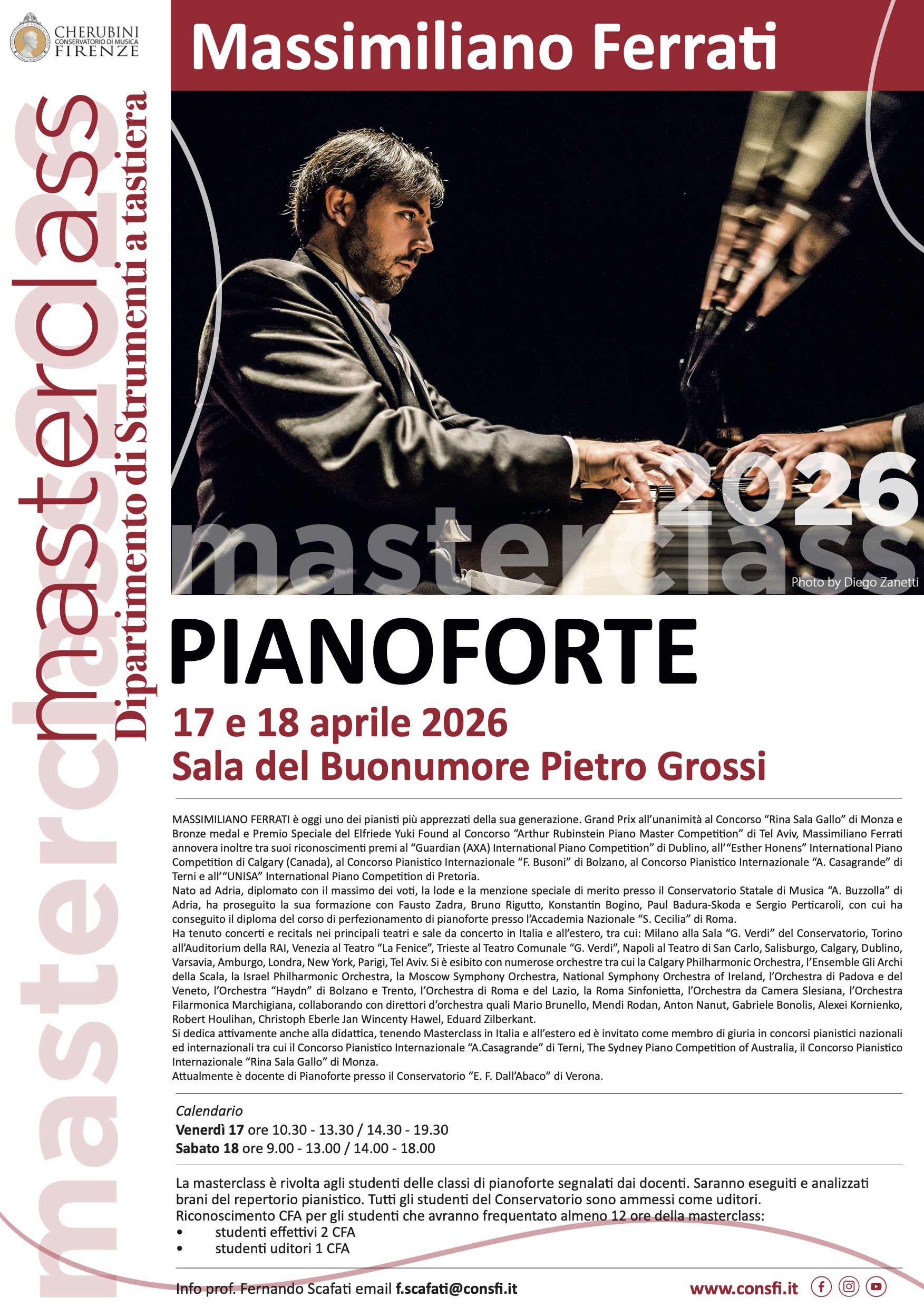 Masterclass in Florence - Conservatorio Cherubini
