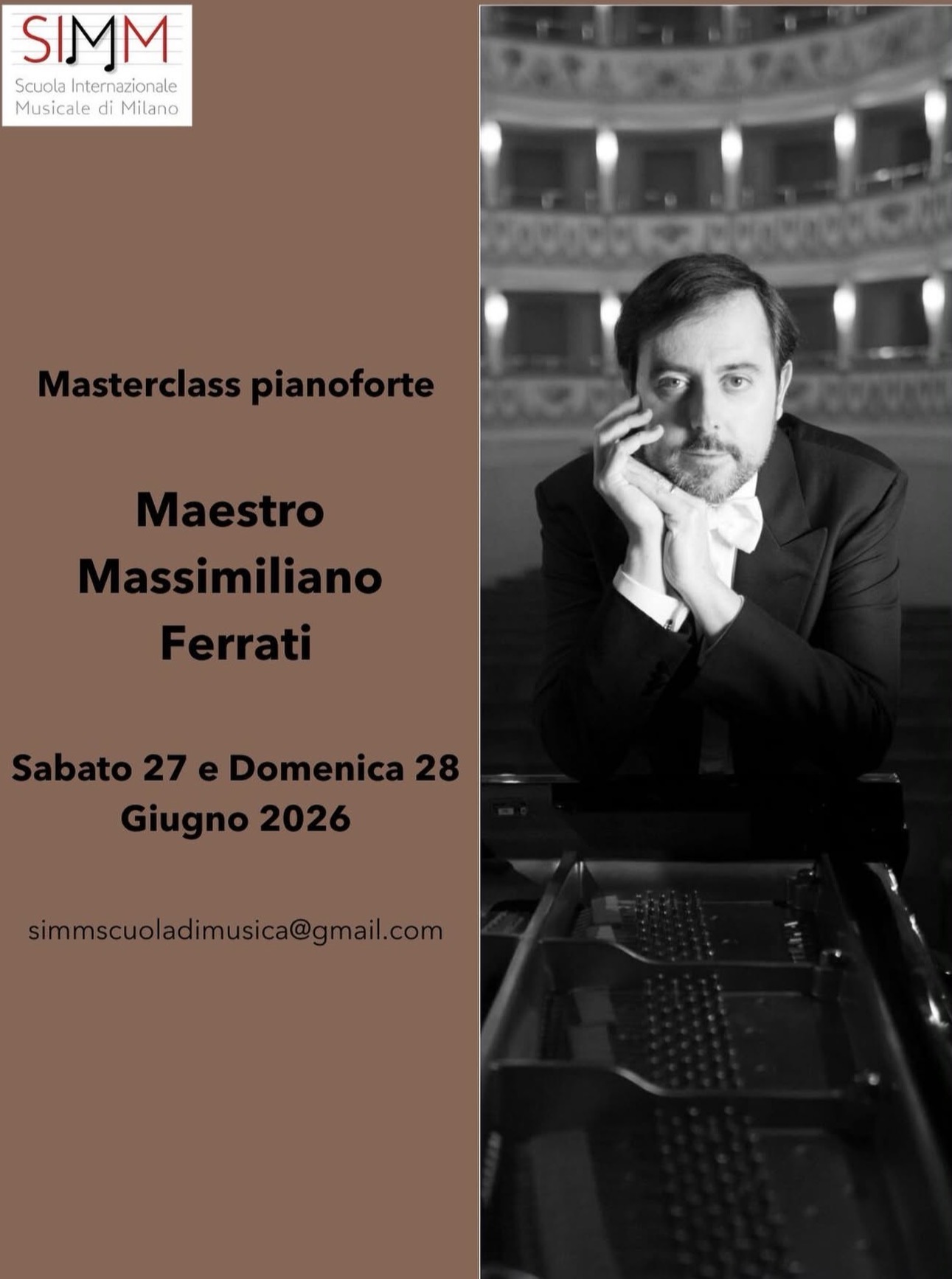 Masterclass in Milan - 27, 28 June 2026
