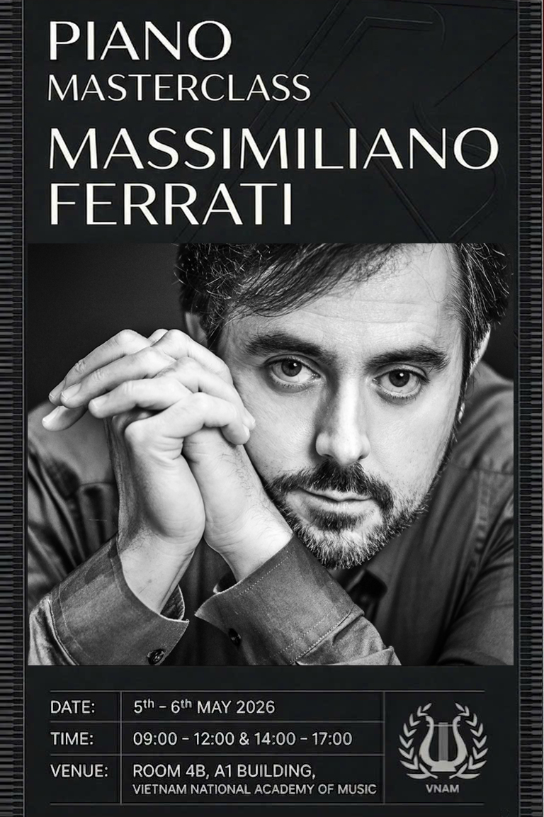 Masterclass Vietnam National Academy of Musica in Hanoi